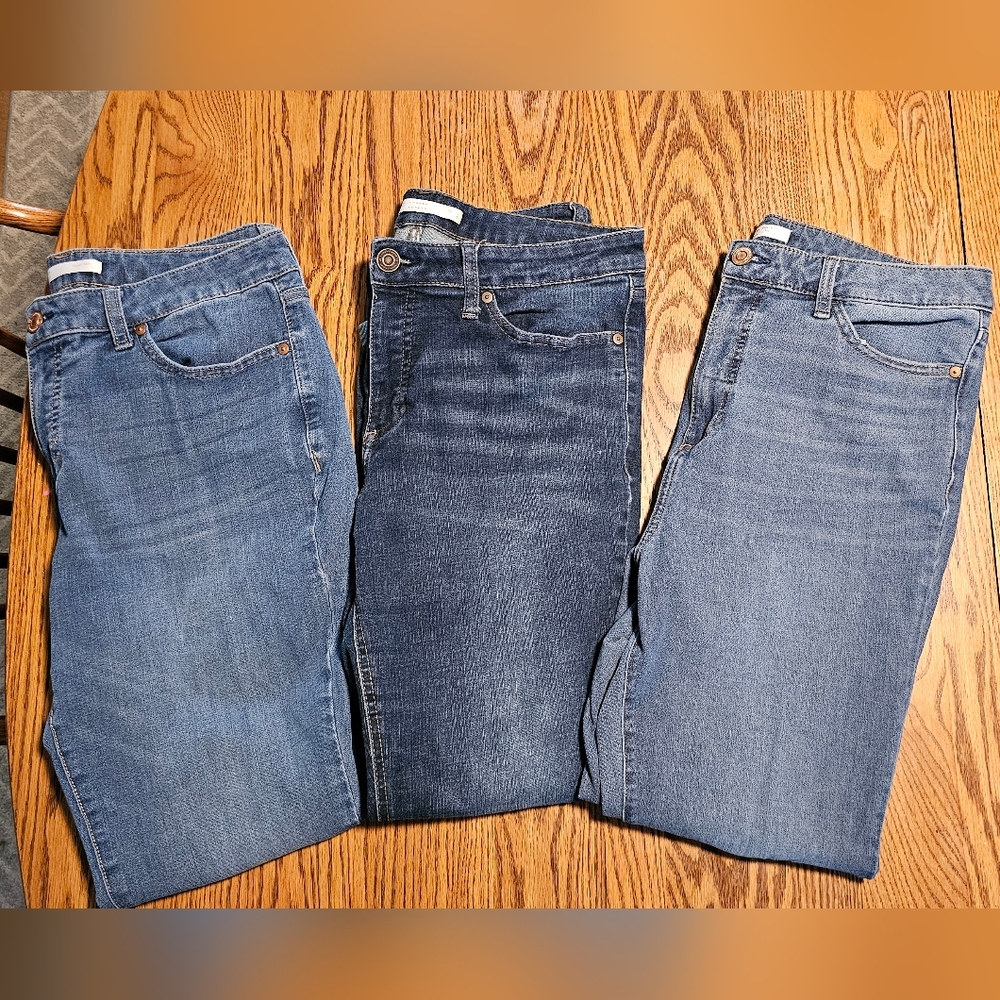 3 pairs of women's Lauren Conrad jeans size 14 skinny
